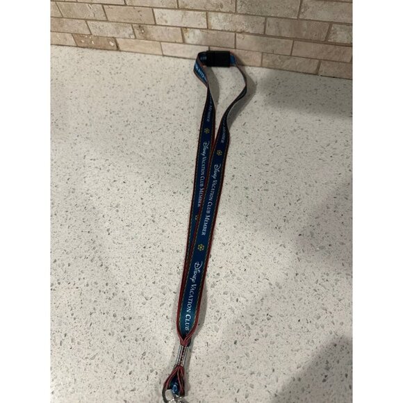 Early 2000's Disney Vacation Club "Member Celebration" Lanyard, Blue & Red - - Picture 2 of 5